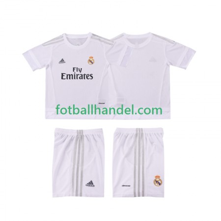 Barn Fotballdrakter Real Madrid 2015 2016 Hjemme Retro Kortermet